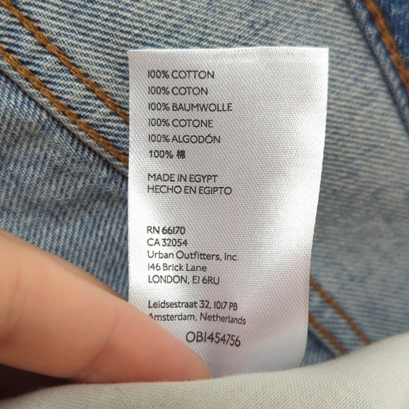 We The Free Relaxed Medium Wash High Waisted Button Fly Cut Off Jean Shorts 26 - Picture 5 of 11